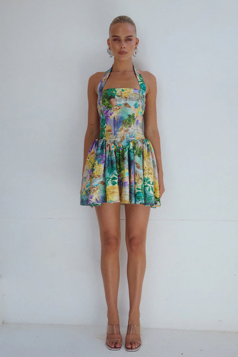 WINSLOW MINI DRESS - ESME PRINT