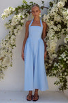 LOCKLEA MIDI DRESS - ICE BLUE