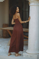 ZEPHY MAXI DRESS - CHOCOLATE