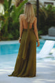 ZELIE JUMPSUIT - OLIVE GREEN