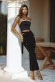 FLORENTINA MAXI SKIRT - BLACK