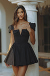 ANTONELLA MINI DRESS - BLACK