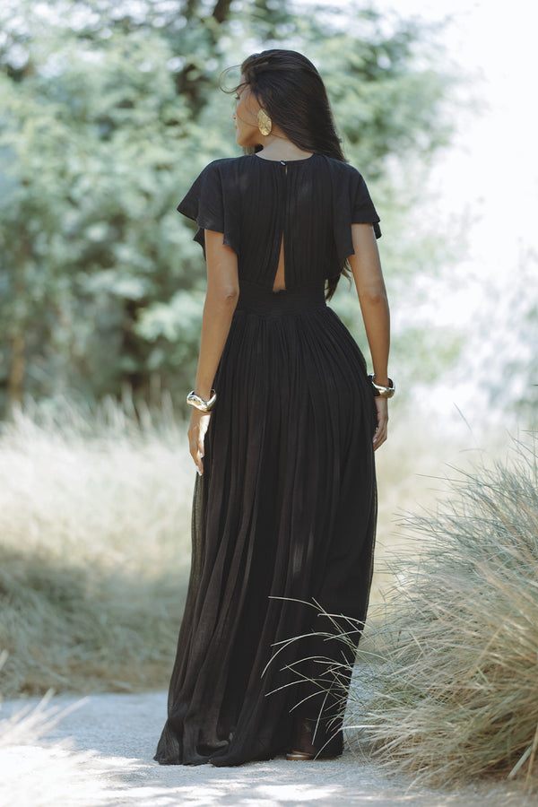 NATASSIA MAXI DRESS - BLACK