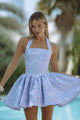 SABINE MINI DRESS - PERIWINKLE