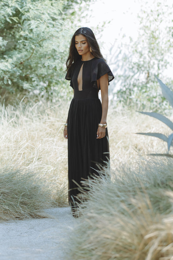 NATASSIA MAXI DRESS - BLACK