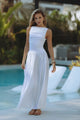 NALLA MAXI DRESS - WHITE