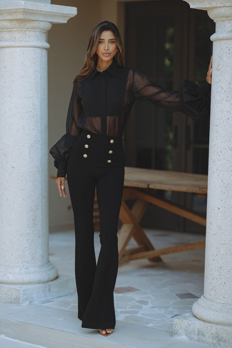 ALEXA TROUSERS - BLACK