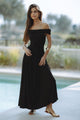 MANALLA MAXI DRESS - BLACK