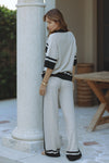 BIANKI SHIRT - SAND/BLACK