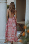 CYREL PRINTED MAXI DRESS - RED SPOT