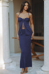 APHRODITE MAXI SKIRT - BLUE