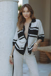 BIANKI SHIRT - SAND/BLACK