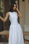 NEVAH MAXI DRESS - WHITE