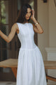 NEVAH MAXI DRESS - WHITE