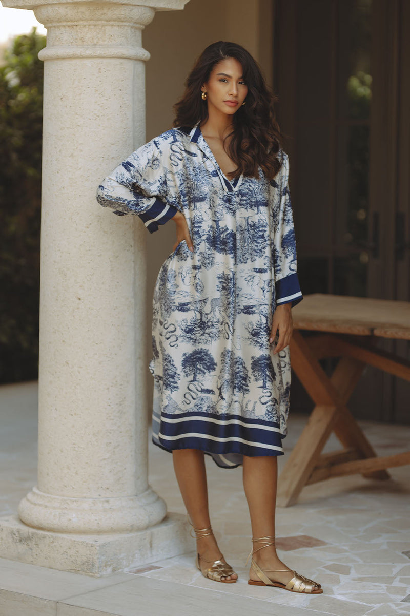 BOTANIC KAFTAN - NAVY