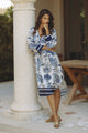 BOTANIC KAFTAN - NAVY