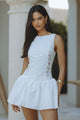 NEVAH MINI DRESS - WHITE