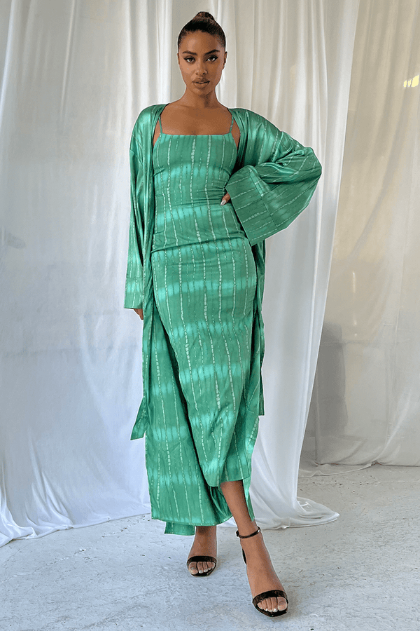 NORI DUSTER - GREEN