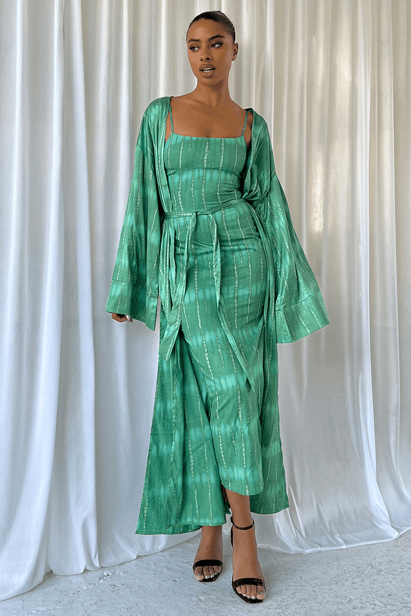 NORI DUSTER - GREEN