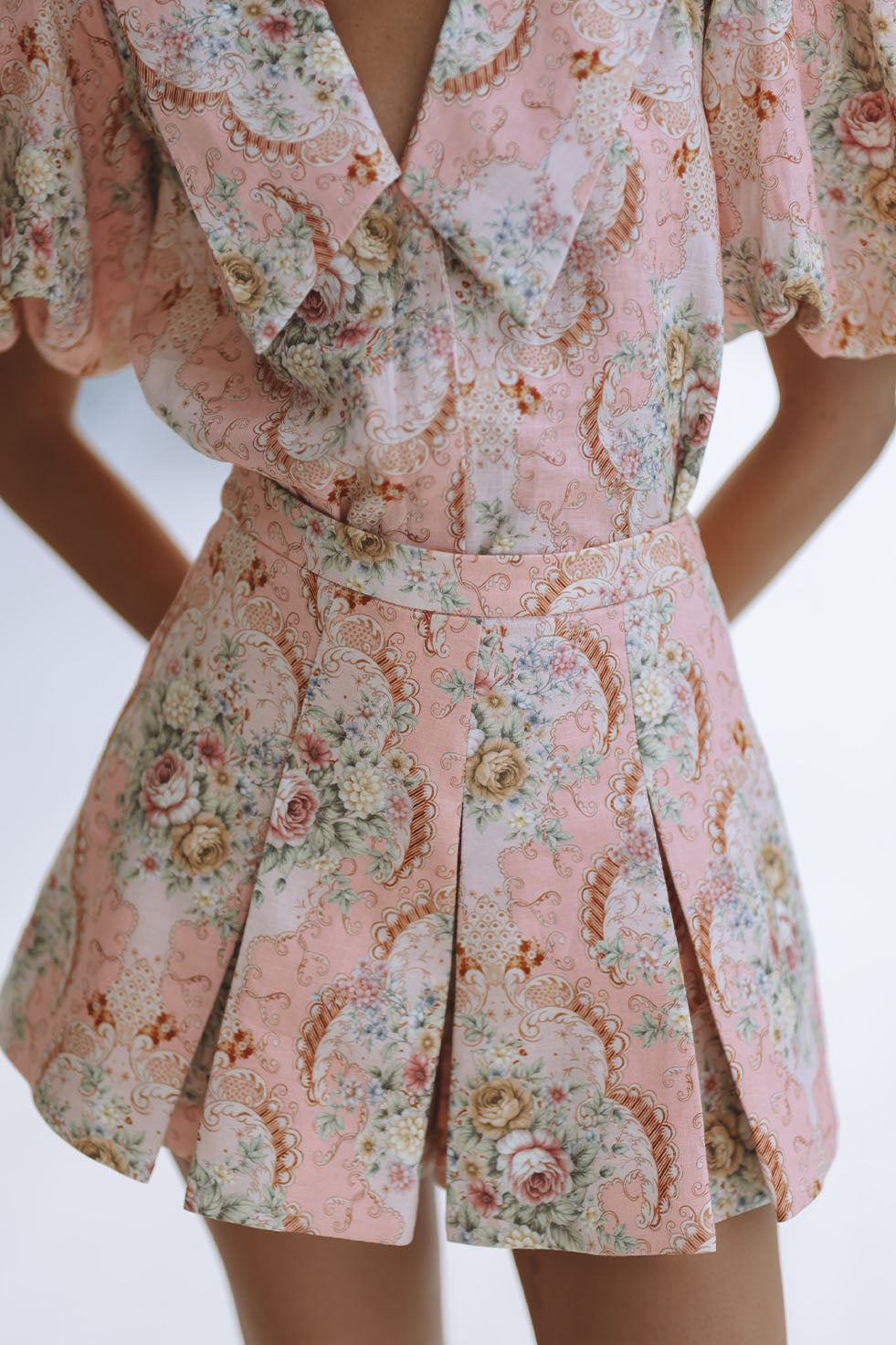 Adriana Linen Skort