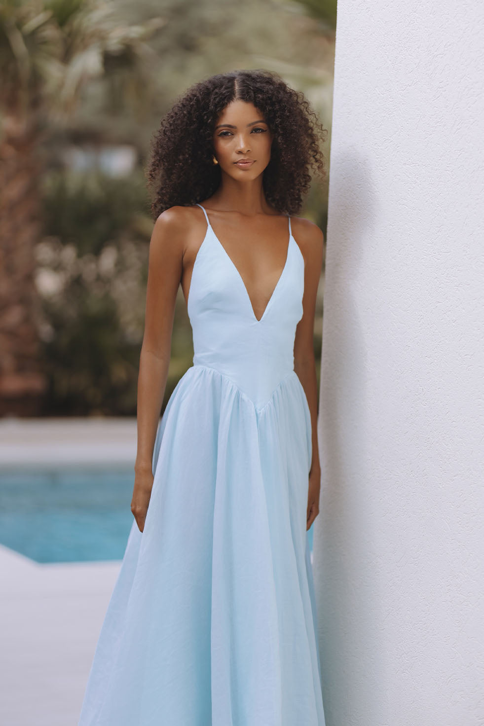 Signature Blue Dresses for Women CHIC LE FRIQUE - USA Signature Blue Dresses for Women CHIC LE FRIQUE - USA