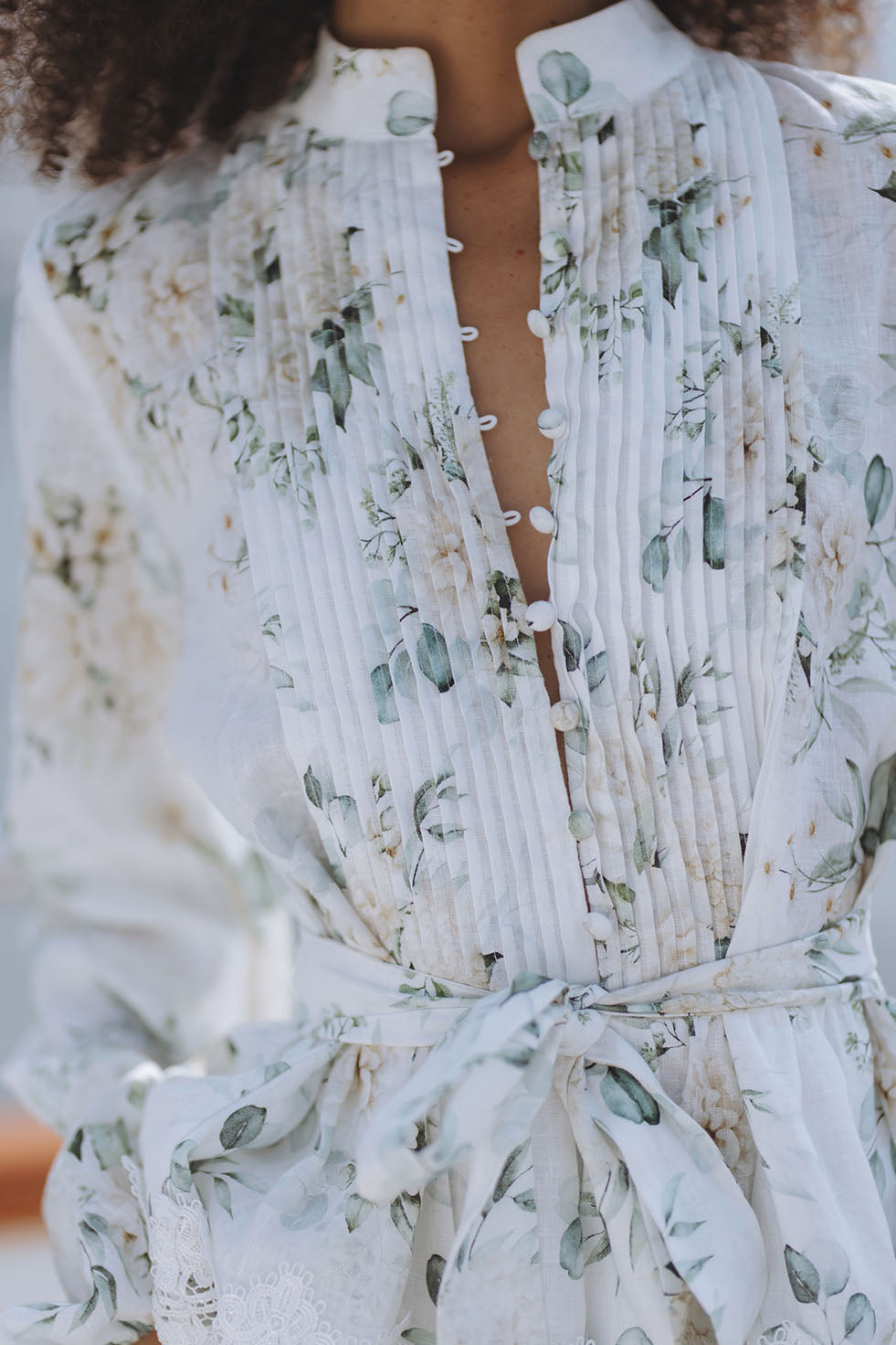 Aurelie Linen Mini Dress