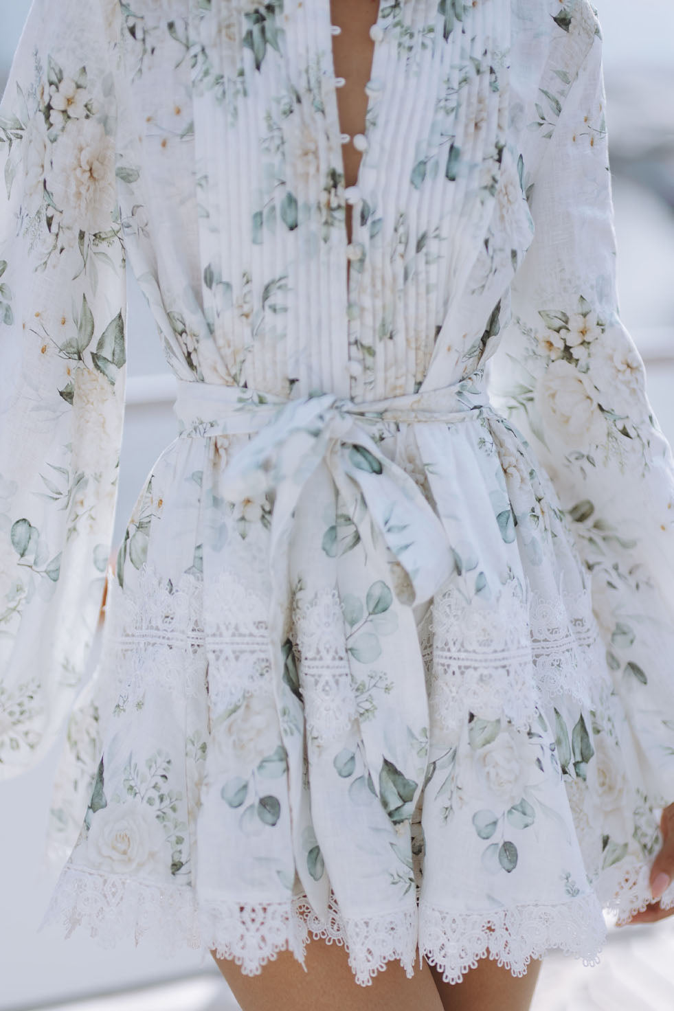 Aurelie Linen Mini Dress