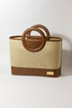 BELLA RAFFIA BAG - TAN