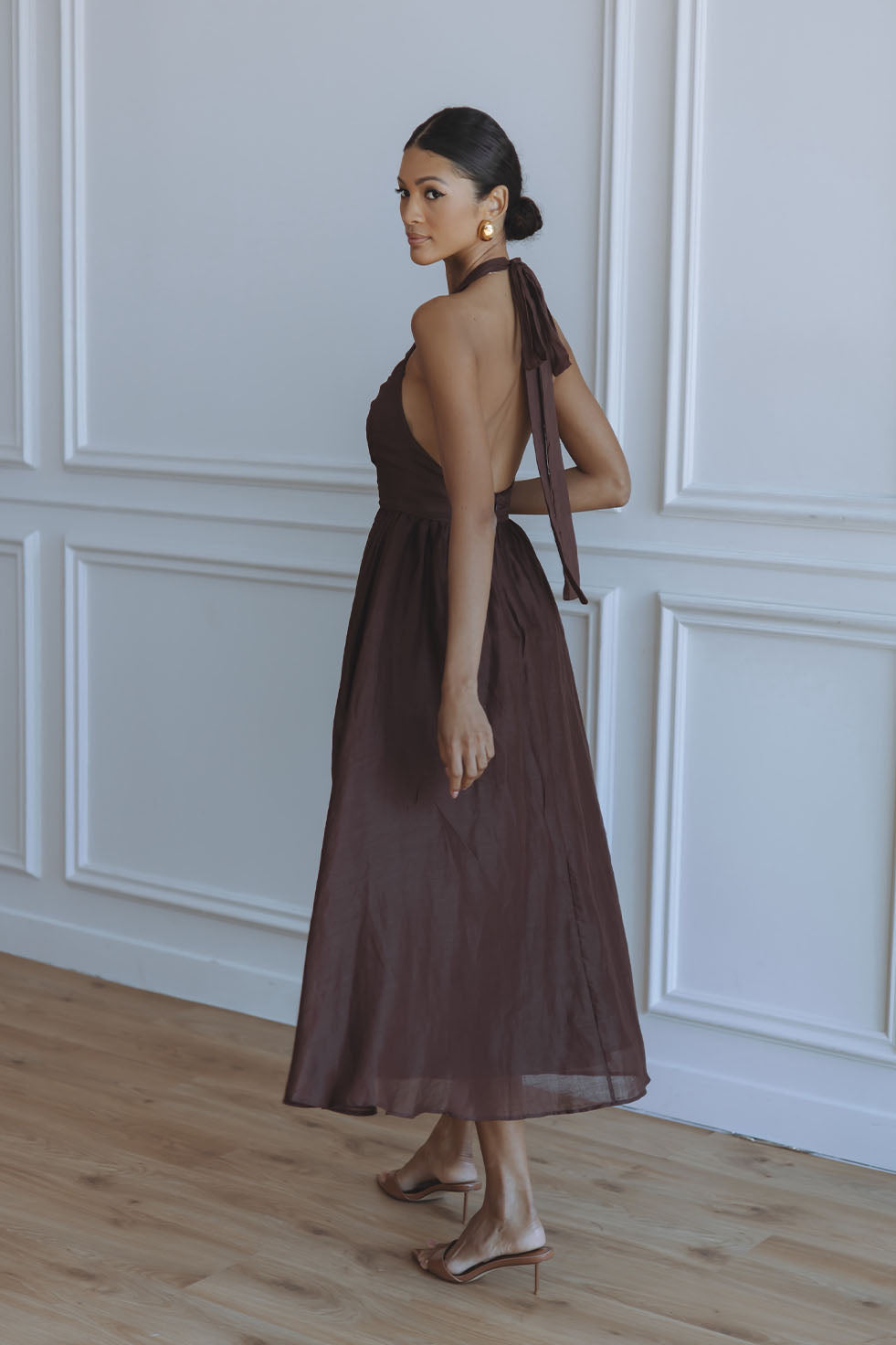 Shop Trending Chocolate Brown Dresses for Women in UAE  CHIC LE FRIQUE -  USA