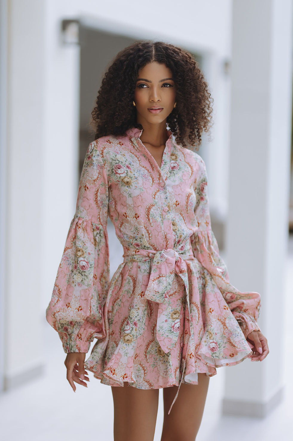 Tessa Linen Mini Dress