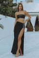 THE SEQUIN BANDEAU - BLACK