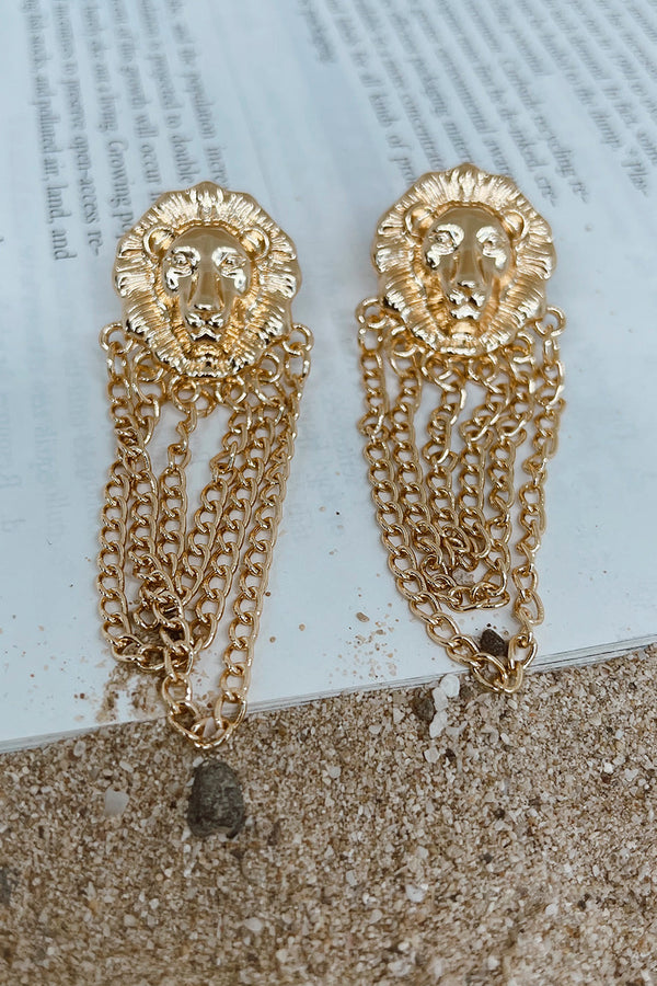 LIONESS EARRINGS